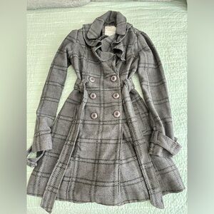 Wet Seal - Dark Grey Coat. Women’s Small